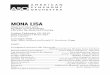MONA LISA - American Symphony Orchestra — Leon …americansymphony.org/texts/monalisa.pdf · MONA LISA Opera in two acts by Max von Schillings Libretto by Beatrice Dovsky Friday,