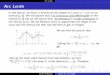 Lecture 16 : Arc Lengthapilking/Math10560/Lectures/Lecture 16.pdf · Arc Length Arc Lenth In this section, we derive a formula for the length of a curve y = f(x) on an interval [a;b]
