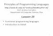 Principles of Programming Languagesandrea/Didattica/PLP-15/SLIDES/PLP-2015-25.pdf · Principles of Programming Languages hp: ... Simple Compound Types • Tuples ... Datatypes and