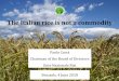 The Italian rice is not a commodity - europarl.europa.eu · This brand guarantees the origin, nature and quality of the rice sold by Italian operators. The brand «Riso Italiano 