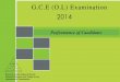 G.C.E (O.L) Examination 2014 - doenets.lk (OL).pdf · Research and Development Branch National Evaluation and Testing Service Department of Examinations Curriculum Assessment & Evaluation