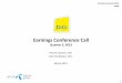 Earnings Conference Call - Digi.Com Berhaddigi.listedcompany.com/misc/presentation/presentation3Q13.pdf · Earnings Conference Call Quarter 3, 2013 Henrik Clausen, ... • Best IDD