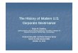 The History of Modern U.S. Corporate Governance · 2009, examining companies removed from the , 2009, examining companies removed from the S&P 500 in 2008) ... government intervention