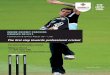 The first step towards professional cricket€¦ · JUNIOR CRICKET COACHING ... through skills drills and games-play. ... MB5 Saturday 13th Oct - 15th Dec 12.00pm - 1.00pm £55