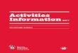 Activities Information - Scots College School, Wellington · The aim of this booklet is to give information so that parents and boys can gain ... 2 Activities Information 2017 3 