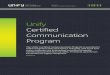 Unify Certified Communication Programacademy.unify.com/enweb/cms/fileadmin/user_upload/documents/... · The Unify Certified Communication Program is essential to build competent sales