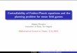 Controllability of Fokker-Planck equations and the ... porretta/MCT-  · Controllability