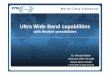 MAHLER Ultra Wide Band capabilities - Directory …docbox.etsi.org/Workshop/2009/200910_WIFA/MAHLER_Ultra Wide Ba… · Ultra Wide Band capabilities ... • Provide a coherent view