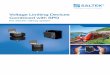 Voltage Limiting Devices Combined with SPD - … · Voltage Limiting Devices Combined with SPD For electric railway system 09 / 2016. ... According to standards EN 50122-1, EN 50526-2,