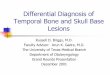 Differential Diagnosis of Temporal Bone and Skull … · Differential Diagnosis of Temporal Bone and Skull Base Lesions Russell D. Briggs, M.D. Faculty Advisor: Arun K. Gadre, M.D