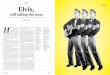still calling the tune - mallinder.files.wordpress.com · shimmering quality of Elvis’s voice, an instrument in its own right. The Sun era SOCIETY Elvis, 1957 still calling the