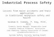 Industrial Process Safety Lessons from major accidents …€¦ · PPT file · Web viewIndustrial Process Safety Lessons from major accidents and their application in traditional