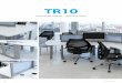 TR10 - dams.com · TR10 is a fully cable managed desking range. Available in a wide range of shapes, sizes and finishes. The fully welded leg frame offers strength