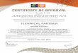 CERTIFICATE OF APPROVAL - Junckers · fibacom CERTIFICATE OF APPROVAL Valid until: December 31, 2018 Issued to: FIBA Equipment & Venue Centre Partner since 1996 Product Category: