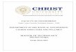 FACULTY OF ENGINEERING - Christ University1).pdf · FACULTY OF ENGINEERING ... Course Structure and Syllabus for the year. 2014-15 ... - Int. BTech(Civil) with MTech (Structural Engineering)