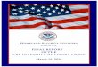HSAC Final Report of the CBP Integrity Advisory Panel CBP IAP... · report and recommendations to the Secretary of the Department of Homeland Security, Jeh C. ... AMSCO should be