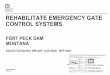 REHABILITATE EMERGENCY GATE CONTROL … · rehabilitate emergency gate fort peck dam montana advertisement ... if any other size drawings are ... fp45e-103.dgn e-103 tunnel system