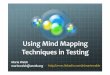Using Mind Mapping Techniques in Testing - ANZTB · Using Mind Mapping Techniques in Testing Marie Walsh mariewalsh@anztb.org . ... Mind Mapping ATM …