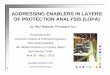 ADDRESSING ENABLERS IN LAYERS OF PROTECTION ANALYSIS (LOPA) · 1 ADDRESSING ENABLERS IN LAYERS OF PROTECTION ANALYSIS (LOPA) by Paul Baybutt, Primatech Inc. Presented at the American