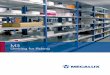 Shelving for Picking file6 M3 Shelving for picking  Frames Vertical elements created using two uprights joined together with cross ties, side panels or sets of cross