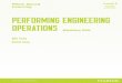 PERFORMING ENGINEERING OPERATIONS - … · Performing Engineering Operations (PEO) is an ideal ˜ rst quali˜ cation in engineering that supports the delivery and assessment of the