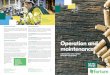 Operation and maintenance - fortum.com · TOPGEN® concept capturing our best practices built up over our many years of O&M of both our customers and our own power plants Fortum Power