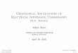 Geophysical Applications of Electrical Impedance ... · Geophysical Applications of Electrical Impedance Tomography Ph.D. Defence Alistair Boyle Systems and Computer Engineering Carleton