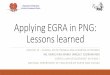 Applying EGRA in PNG: Lessons learned - World Bankpubdocs.worldbank.org/pubdocs/publicdoc/2016/3/... · Applying EGRA in PNG: Lessons learned ... orthographies developed in about