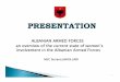 ALBANIAN ARMED FORCES an overview of the … · ALBANIAN ARMED FORCES an overview of the current state of women’s involvement in the Albanian Armed Forces MsC Suzana JAHOLLARI 1