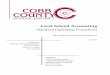 Local School Accounting - Cobb County School District School... · Local School Accounting Standard Operating Procedures . User Guide for Cobb County Employees . ... Elementary and
