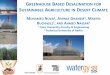 GREENHOUSE BASED DESALINATION FOR SUSTAINABLE AGRICULTURE ... IWA paper... · greenhouse based desalination for sustainable agriculture in desert climate. m. ohamed. n. our. 1, a