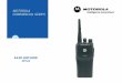 Motorola CP140 manual - CBMania.ro · Self Test Fail Tone. Positive Indicator Tone. ... hours before initial use, regardless of the status indicated by the charger. Desktop Charger
