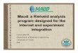 Maud: a Rietveld analysis program designed for the ...maud/facts/maud-nancy_2000.pdf · Maud: a Rietveld analysis program designed for the internet and experiment integration 