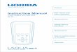 Instruction Manual - HORIBA · 2016-03-01 · HORIBA, Ltd. warrants that ... if not installed and used in accordance with the instruction manual, ... which case the user will be required