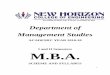 M.B.A. - newhorizonindia.edunewhorizonindia.edu/nhengineering/wp-content/uploads/2018/08/MBA... · Components of the government budget: ... 2. Statistics for Management. Levin Richard