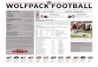 WOLFPACK FOOTBALL - Amazon Simple Storage …€¦ · WOLFPACK FOOTBALL ONLINE: ... GAME 1 RV/RVNC STATE (7-6, 3-5 ACC) vs. SOUTH CAROLINA (6-7, 3-5 SEC) Saturday, ... in school history