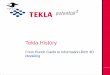 Tekla History - civil808.comcivil808.com/sites/default/files/teklahistory.pdf · Going international Tekla was listed on the Helsinki Stock Exchange in 2000 Along with enlisting,