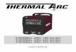 Thermal arc 180-220-250 ACDC notice technique … Arc 250 ACDC User Manual.pdf · Thermal Arc 180 AC/DC, 220 AC/DC and 250 AC/DC units are guaranteed 24 months from date of invoice