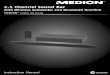 2.1 Channel Sound Bar - Mediondownload2.medion.com/downloads/anleitungen/bda_md84510_au.pdf · 2.1 Channel Sound Bar with Wireless Subwoofer Repair and Refurbished Goods or Parts
