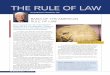 BASIS OF THE AMERICAN RULE OF LAW - nvbar.org€¦ · 28 Nevada Lawyer April 2018 THE RULE OF LAW How long has the rule of law existed? Where did the rule originate? I looked to members