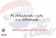 Professionals make the difference. 2... · Prepare Listing ...   . MARKETING Home Warranty Plan Homes sell faster and for a higher price than