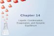 PowerPoint Chapter 14 - An Introduction to …preparatorychemistry.com/14Bishop_EC.pdfChapter 14 Liquids: Condensation, Evaporation, and Dynamic Equilibrium Chapter Map Condensation
