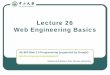 Lecture 26 Web Engineering Basics - usmanlive.com · Lecture 26 Web Engineering Basics. Web 2.0 Programming – Web Engineering Basics July 1, 2010 2 / 60 ... Web Site Design Method