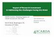 Impact of Research Investment in Addressing the … · covering seven research themes Dryland Production Systems Policies and Markets Crop Commodities: Wheat, Grain Legumes ... Wheat,