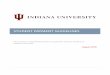 Student payment guidelines - usss.iu.edu · August 2018 . STUDENT PAYMENT GUIDELINES . To serve as a comprehensive guide on payments made to students at Indiana University