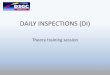 DAILY INSPECTIONS (DI) - dsgc.co.uk · • Rigging faults or omissions ... How to carry out a DI ... • Rudder • Trim? • With the control surface at full deflection operate the
