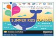 SUMMER KIDS CLASSE20S18 - …€¦ · Creating Comics Camp $70 section time day(s) date location room instructor 69501 9:00 AM - 10:30 AM Monday-Thursday 7/9 - 7/19 MVC TBA Hoben