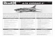 KIT 5484 13 A-7A CORSAIR II - manuals.hobbico.commanuals.hobbico.com/rmx/85-5484.pdf · KIT 5484 85548400200 A-7A CORSAIR II ® Developed for the U. S. Navy as a close air support