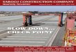 SLOW DOWN CHECK POINT - Sarooj · Majis Industrial Services Company was ... Cast-In Situ Concrete Sleepers. Casting Roof Slab ... surface drainage channels, hardstandings, pole foundations