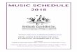 MUSIC SCHEDULE 2018 - redlandseisteddfod.com.auredlandseisteddfod.com.au/attachments/article/70/2018 Music... · MUSIC SCHEDULE 2018 !!!!! ... Duos/trios/quartets) close on Friday
